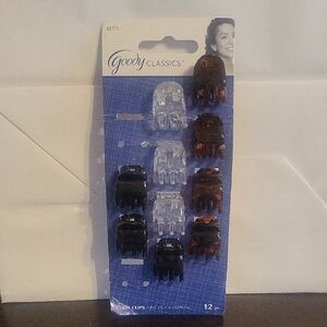 Classics Hair Claw Clips - Black, Clear, Brown